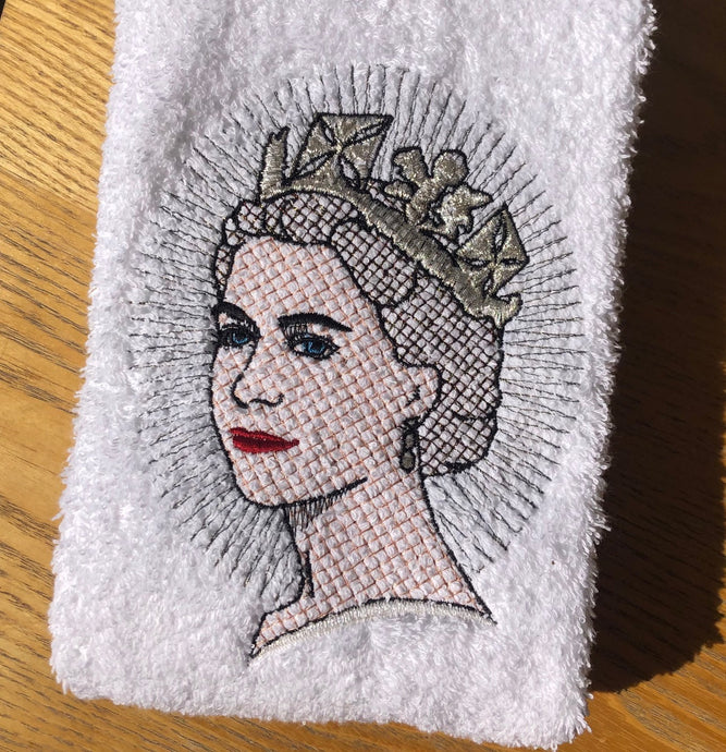 Queen Elizabeth Hand Towel